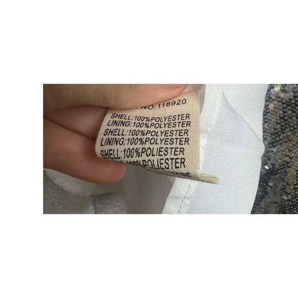 FRNCH Paris Evaleen Sequin Tiered Midi Skirt Sz. S - Picture 7 of 8